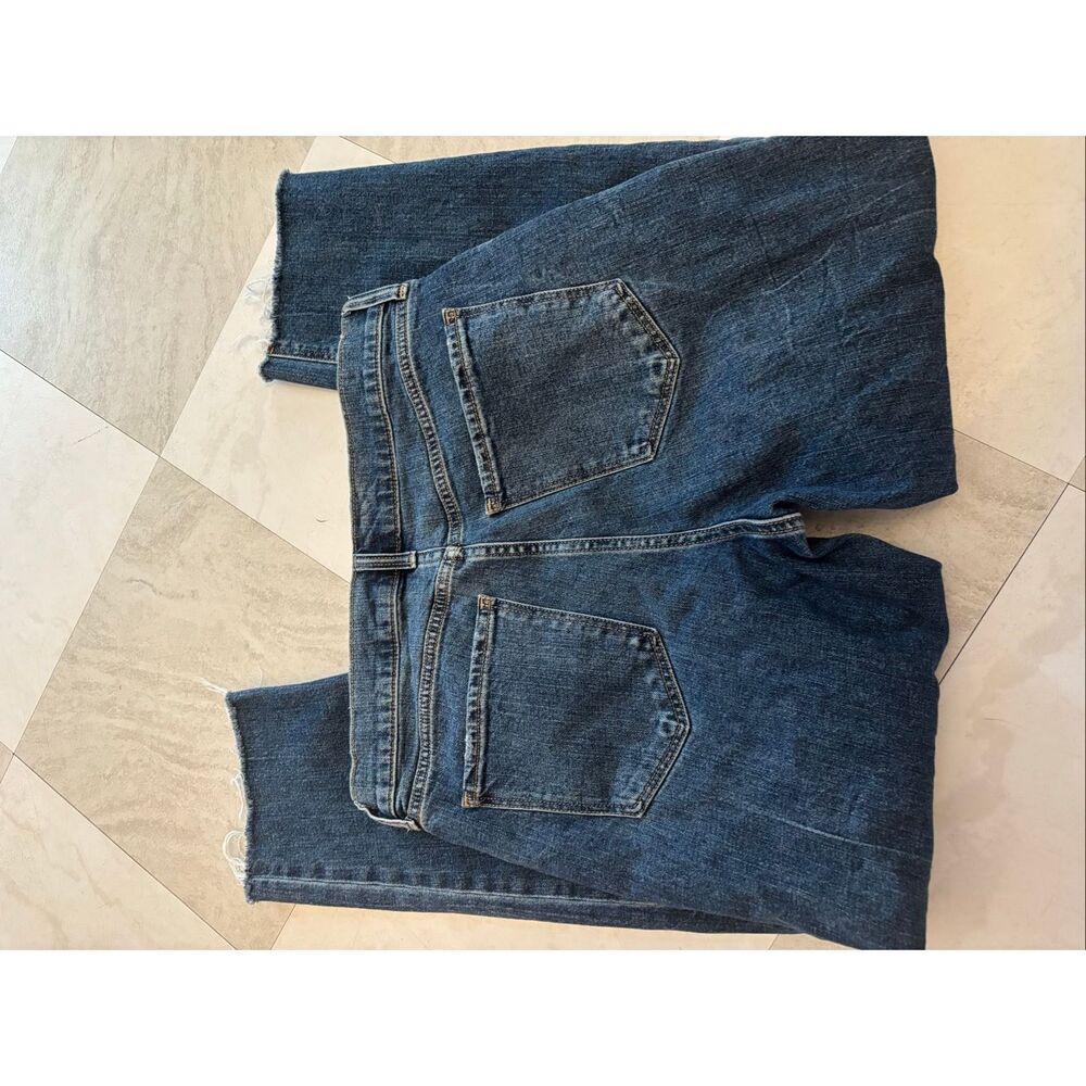Old Navy Mid Rise Boyfriend Size 8 Dark Wash Women Jeans - Picture 5 of 6